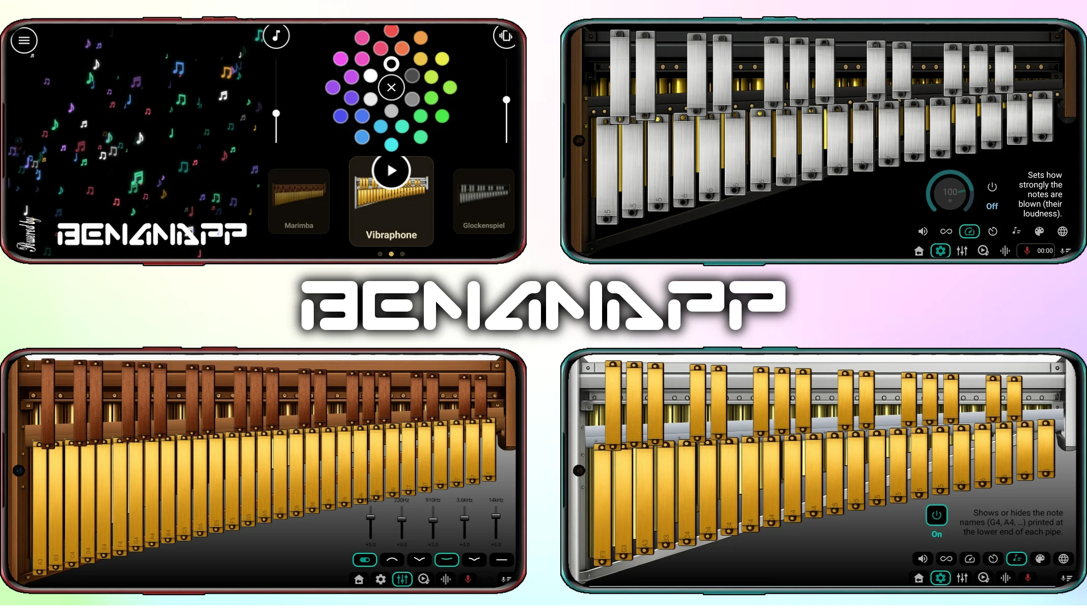 Marimba, Vibraphone, Bells screenshot