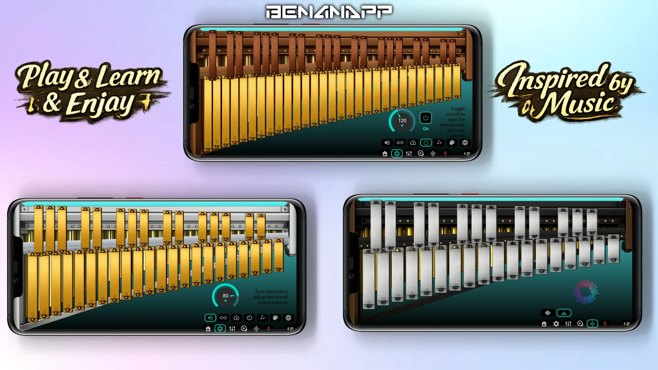 Marimba, Vibraphone, Bells screenshot